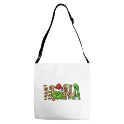 Nana Grinch Christmas Adjustable Strap Totes
