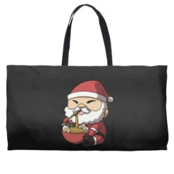 Kawaii Anime Christmas Santa Claus Japanese Weekender Totes