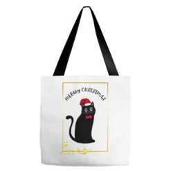 Meowy Christmas Tote Bags