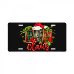 Christmas Pop Claus License Plate