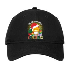 The Cat Who Stole Christmas Adjustable Cap