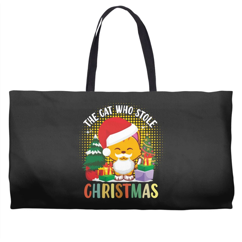 The Cat Who Stole Christmas Weekender Totes 3 The Cat Who Stole Christmas Weekender Totes