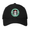 Christmas With Coffee Adjustable Cap 1 Christmas With Coffee Adjustable Cap -Home Decor Store pd.2526982241.190.25100756.s3.1 front black ffffff none x57y0 109 800x800 1