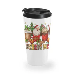 Christmas Santa Coffee Cups Current Mood Travel Mug