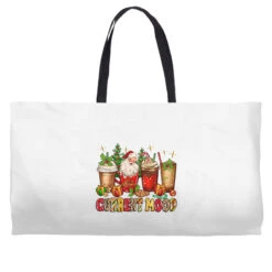 Christmas Santa Coffee Cups Current Mood Weekender Totes