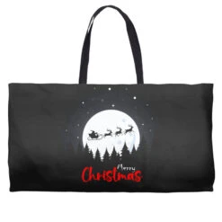 Christmas Contrast Moonlight Weekender Totes