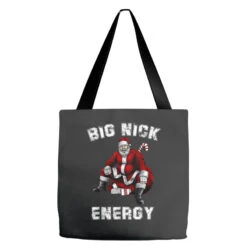 Big Nick Energy Santa Christmas Tote Bags