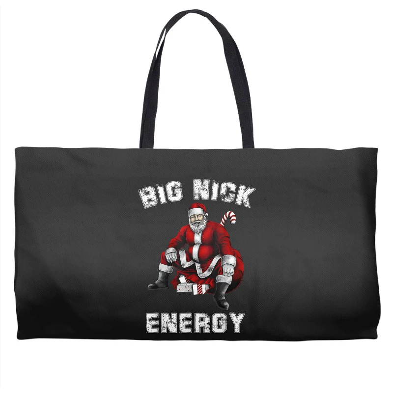 Big Nick Energy Santa Christmas Weekender Totes 3 Big Nick Energy Santa Christmas Weekender Totes