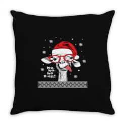 Ugly Christmas Llama Santa Xmas Llama Alpaca G Throw Pillow