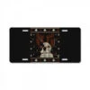 Ugly Christmas French Bulldog Puppy With Reindeer License Plate