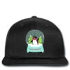 Snow Globe Penguin Christmas Tree Believe Xmas Gif Printed Hat