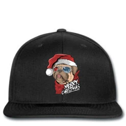 Santa Pug Christmas Merry Pugmas Dog Lover Xma Printed Hat
