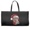 Santa Pug Christmas Merry Pugmas Dog Lover Xma Weekender Totes
