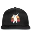 Retro Vintage Dabbing Yeti Snowman Funny Christmas Printed Hat -Home Decor Store pd.2527029588.236.25097666.s3.1 front black ffffff none x55.5y0 122 800x800 1