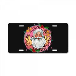 Merry Christmas Peace Santa License Plate