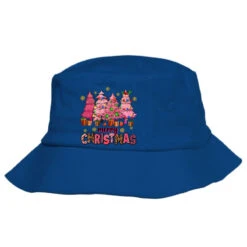 Pink Christmas Trees Bucket Hat