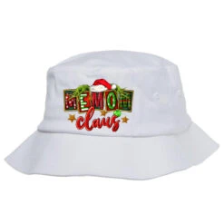 Christmas Memom Claus Bucket Hat