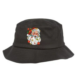 Santa With Little Christmas Bucket Hat