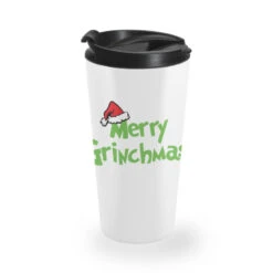 Merry Christmas Cartoon Travel Mug