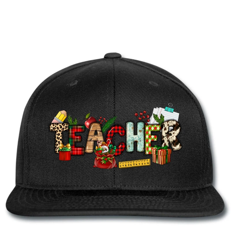 Christmas Teacher Printed Hat 3 Christmas Teacher Printed Hat