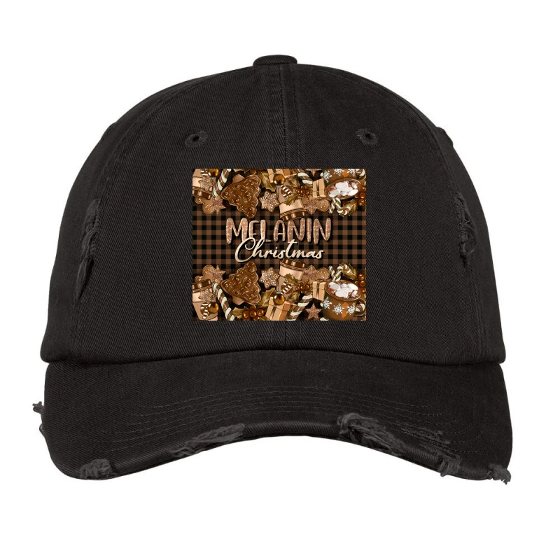 Melanin Christmas Vintage Cap 3 Melanin Christmas Vintage Cap