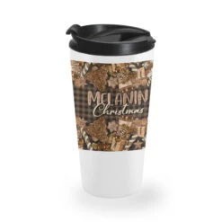 Melanin Christmas Travel Mug