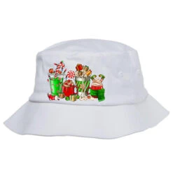 Christmas Coffee Cup Bucket Hat
