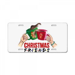Christmas Friends License Plate