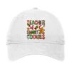 Teacher Of Smart Cookies Christmas Adjustable Cap