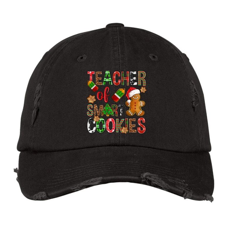 Teacher Of Smart Cookies Christmas Vintage Cap 3 Teacher Of Smart Cookies Christmas Vintage Cap