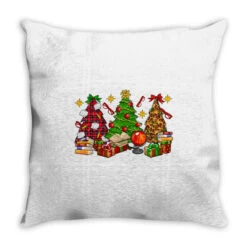 Teacher Christmas Trees Throw Pillow
