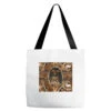 Afro Messy Bun Locs Ponytail Melanin Christmas Tote Bags