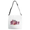 Pink Christmas True Story Holy Family Adjustable Strap Totes