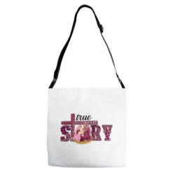 Pink Christmas True Story Holy Family Adjustable Strap Totes