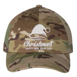 Merry Christmas Embroidered Hat Embroidered Dad Cap