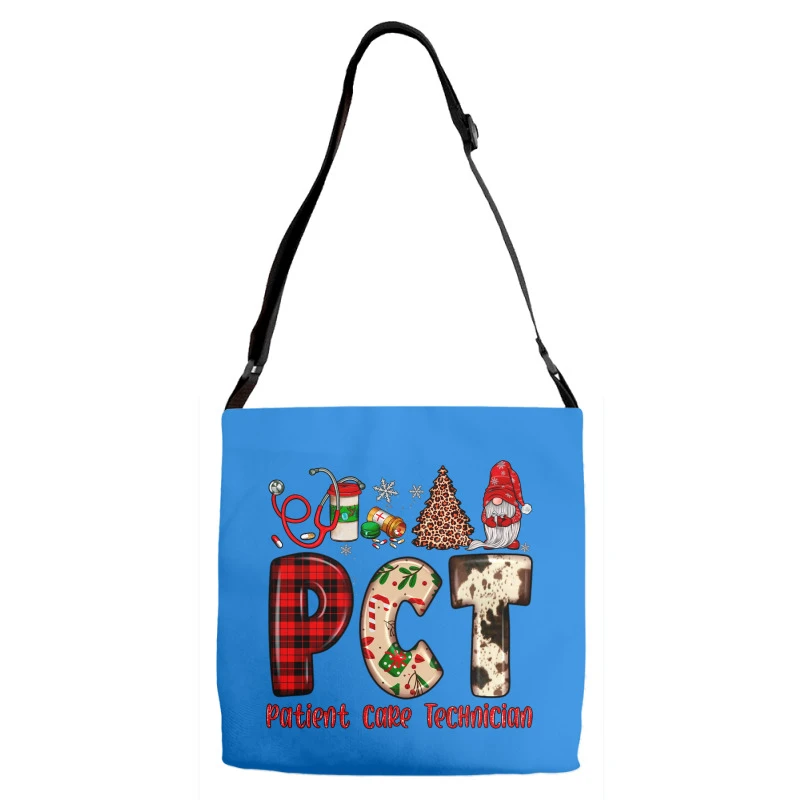 Pct Patient Care Technician Christmas Adjustable Strap Totes 4 Pct Patient Care Technician Christmas Adjustable Strap Totes - Image 2