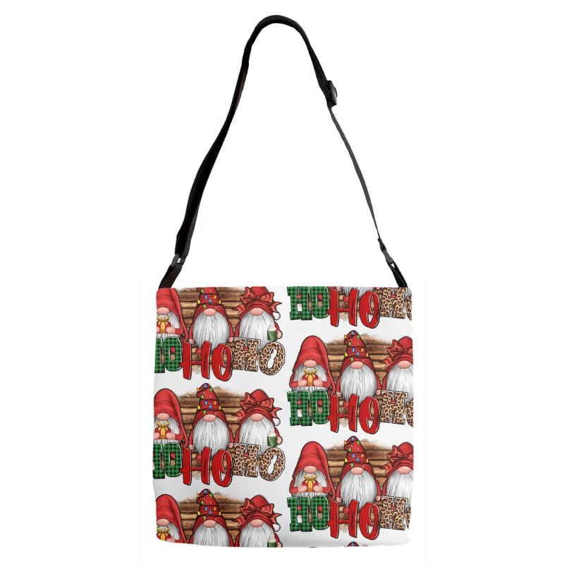 Ho Ho Ho Christmas Gnomes Adjustable Strap Totes 4 Ho Ho Ho Christmas Gnomes Adjustable Strap Totes - Image 2