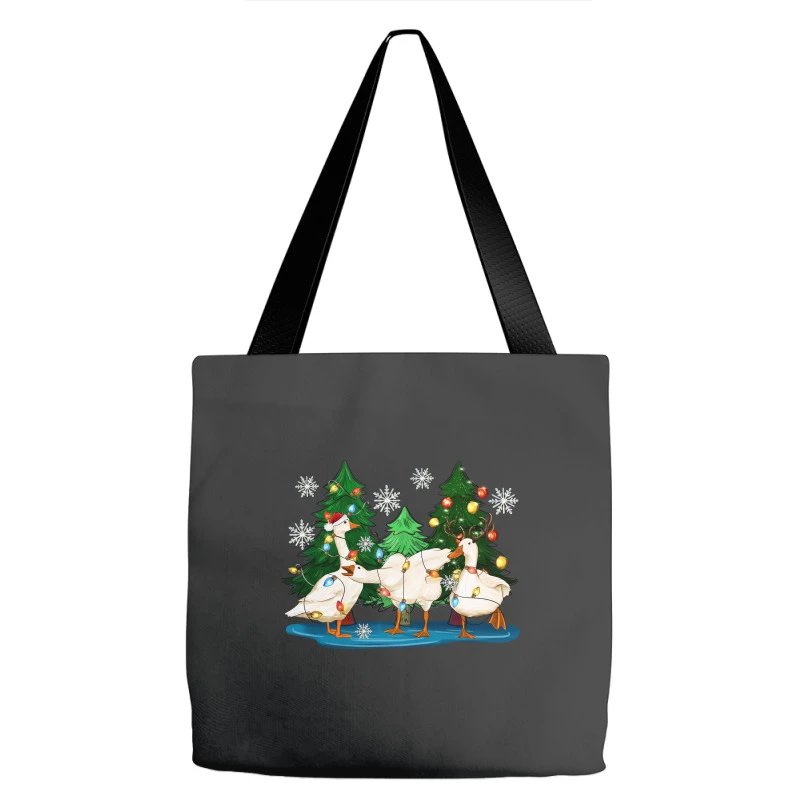Christmas Duck Tote Bags 4 Christmas Duck Tote Bags - Image 2