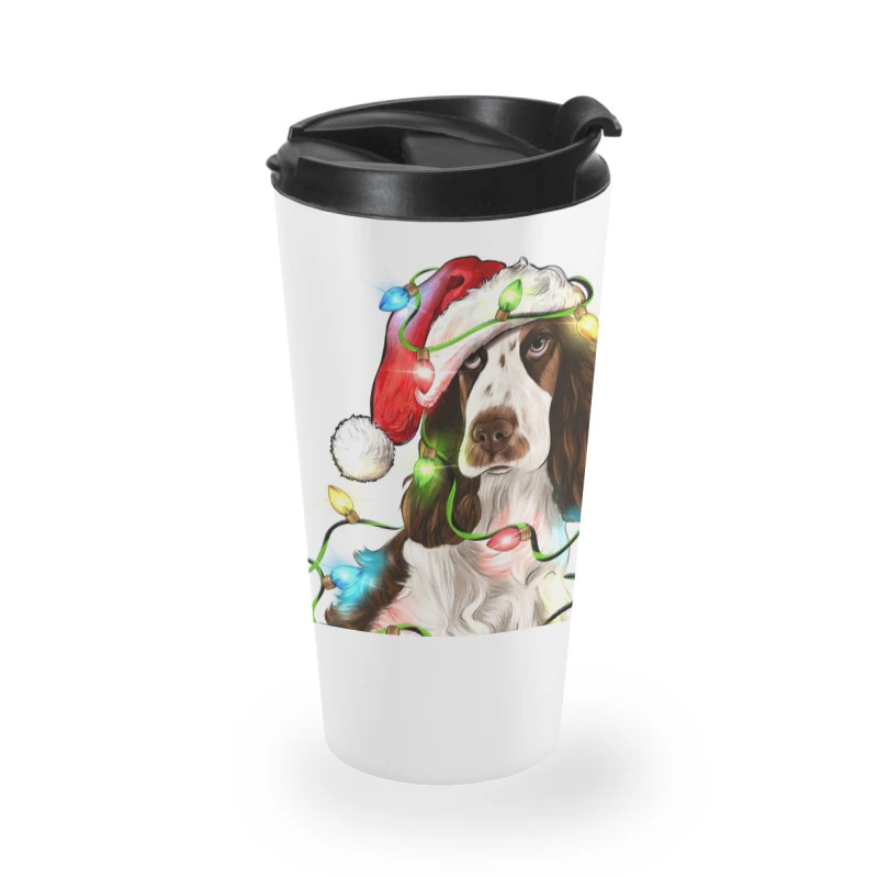Christmas English Cocker Spaniel Travel Mug 4 Christmas English Cocker Spaniel Travel Mug - Image 2