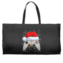 Christmas Video Game Controller Santa Xmas Gaming Weekender Totes -Home Decor Store pmd.2526170112.74.25065785.s3.1 front customized1 111111 none x140y61.5 120 800x800 1