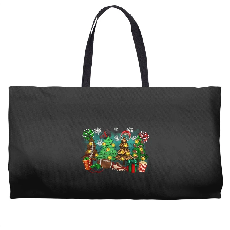 Christmas Trees With Football Weekender Totes 4 Christmas Trees With Football Weekender Totes - Image 2