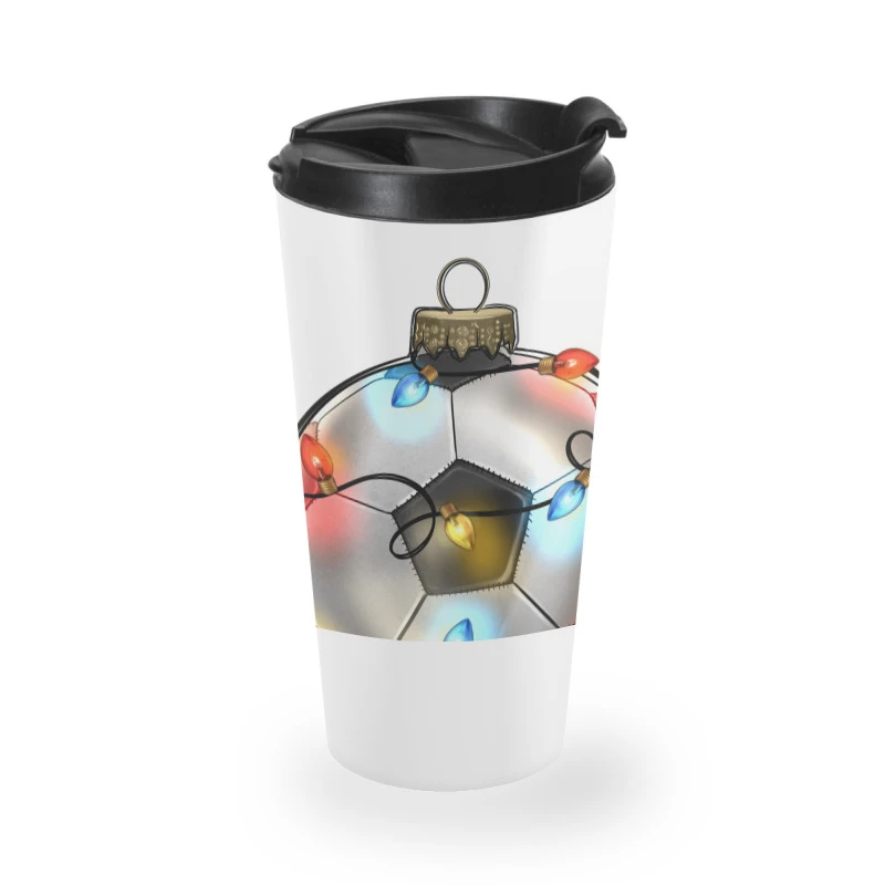 Christmas Soccer Travel Mug 4 Christmas Soccer Travel Mug - Image 2