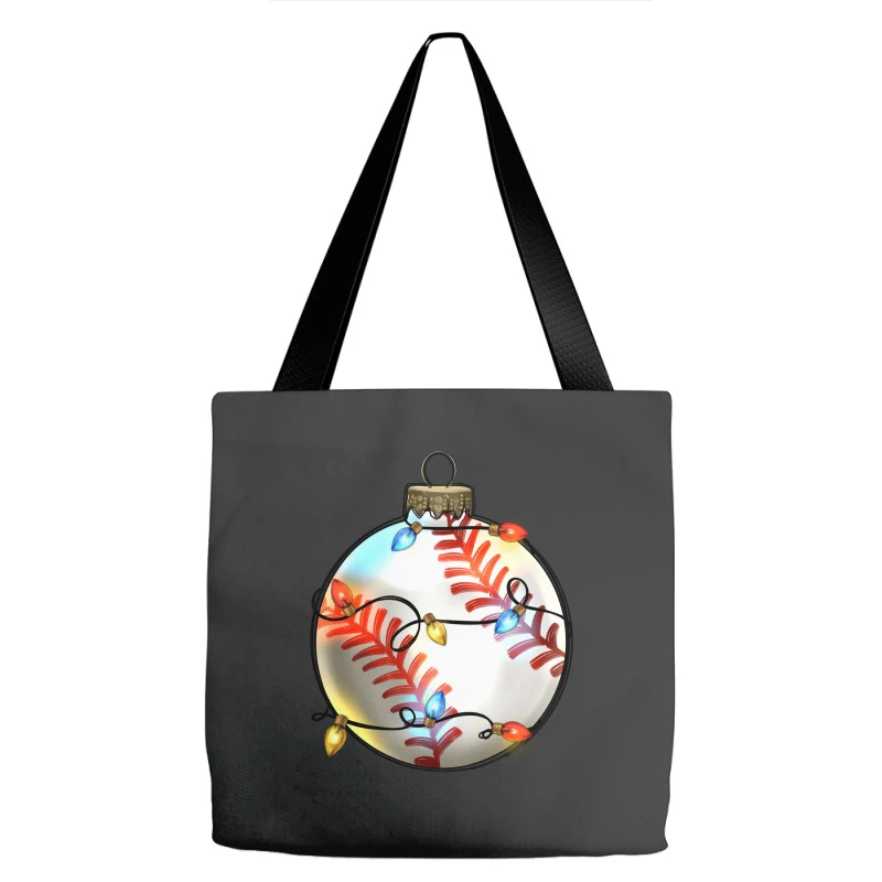 Christmas Baseball Tote Bags 4 Christmas Baseball Tote Bags - Image 2