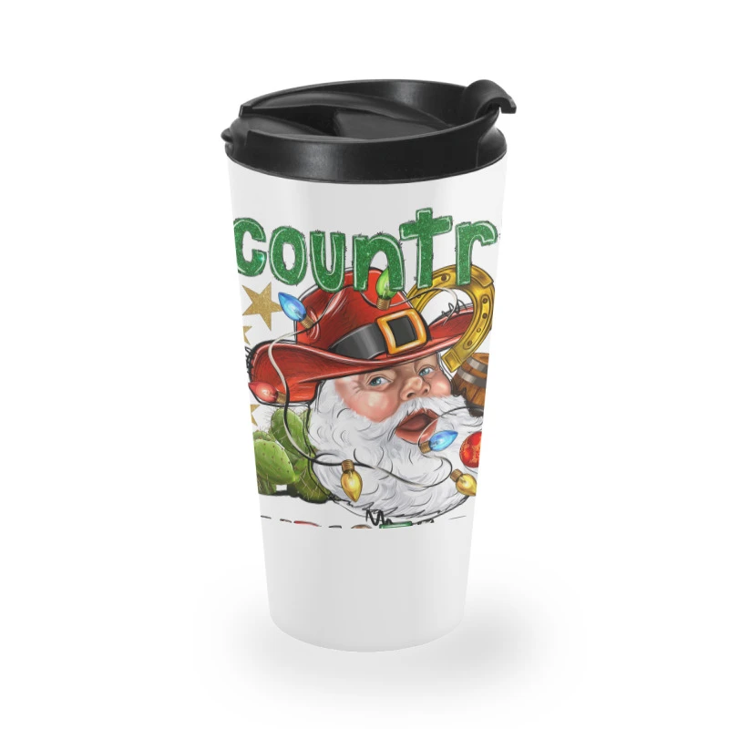 Country Christmas Travel Mug 4 Country Christmas Travel Mug - Image 2