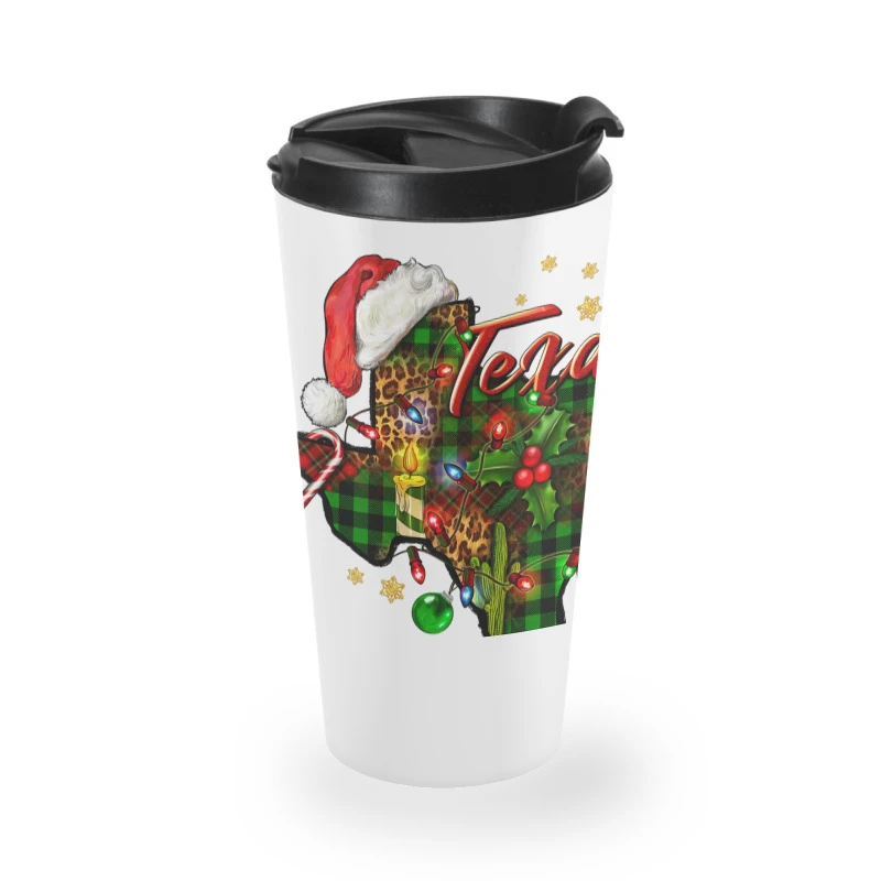 Christmas Texas Map Travel Mug 4 Christmas Texas Map Travel Mug - Image 2
