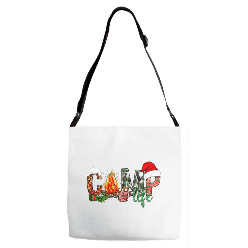 Christmas Camp Adjustable Strap Totes 4 Christmas Camp Adjustable Strap Totes - Image 2
