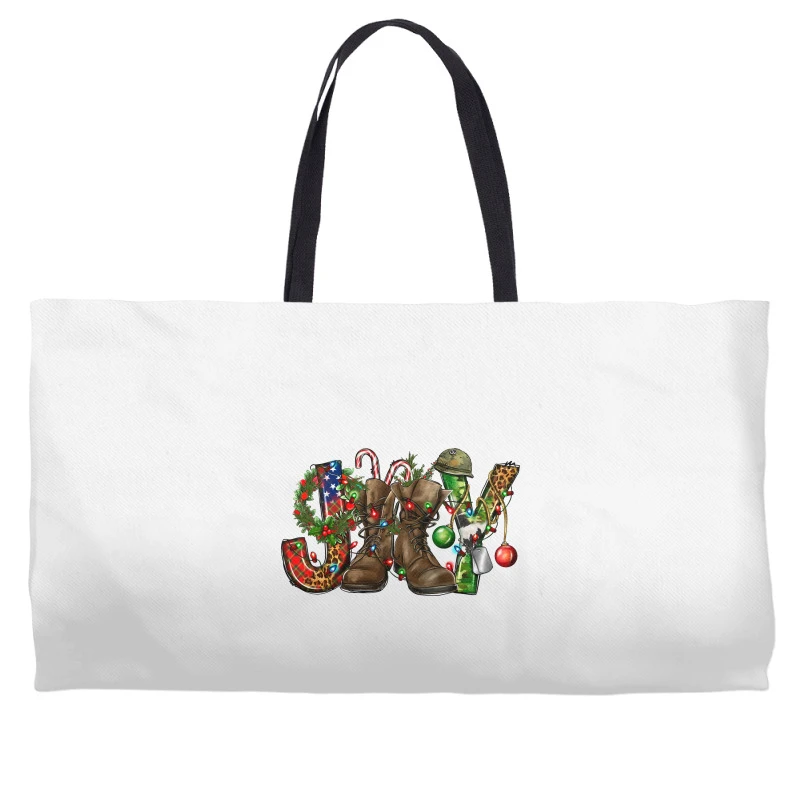 Army Christmas Joy Weekender Totes 4 Army Christmas Joy Weekender Totes - Image 2