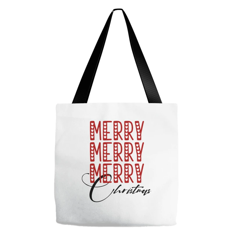 Merry Christmas,happy New Year Tote Bags 4 Merry Christmas,happy New Year Tote Bags - Image 2