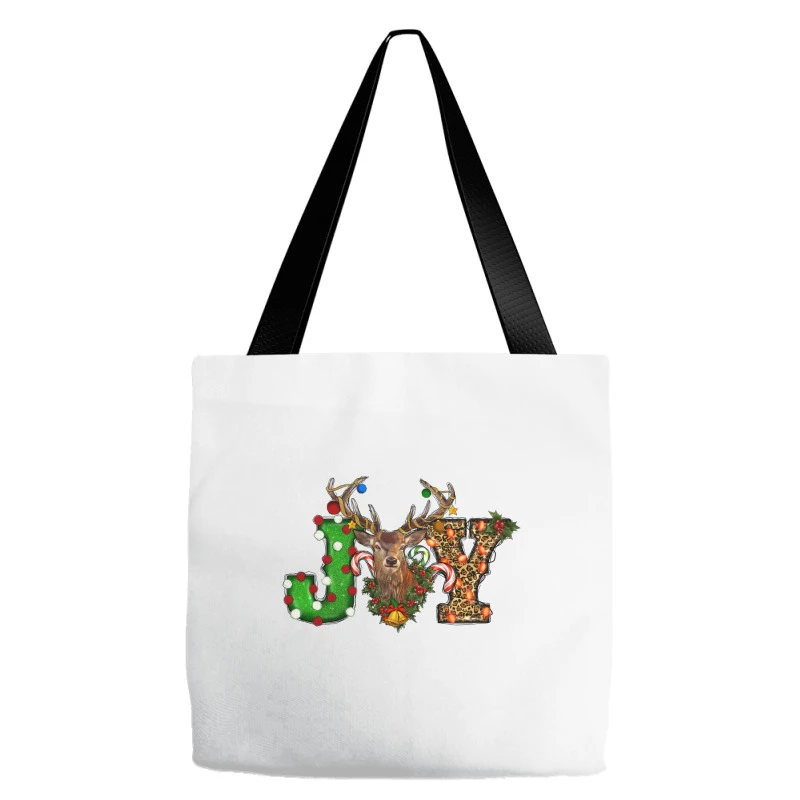 Christmas Joy Reindeer Tote Bags 4 Christmas Joy Reindeer Tote Bags - Image 2