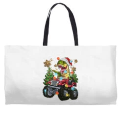 Christmas T-rex With Monster Truck Weekender Totes -Home Decor Store pmd.2526776684.74.25096777.s3.1 front customized1 f5f5f5 none x140y59 120 800x800 1